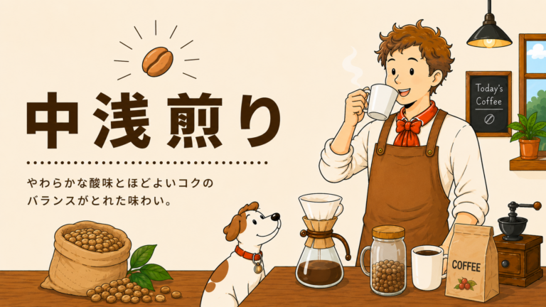 中浅煎りとは？味の特徴・浅煎りとの違い・おすすめの豆と飲み方を解説