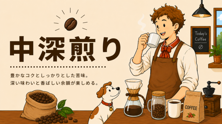 中深煎りとは？特徴・味わい・おすすめの飲み方をわかりやすく解説