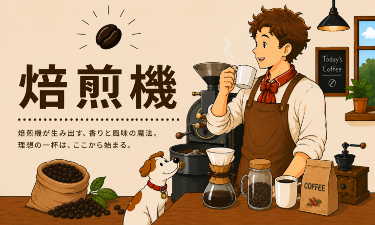コーヒー焙煎機とは？種類・仕組み・家庭用と業務用の違いを解説