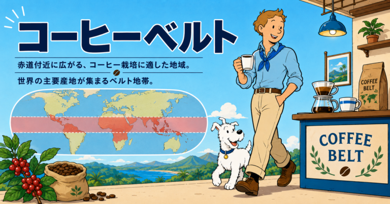 コーヒーベルトとは？世界のコーヒー産地・気候・味の違いを解説