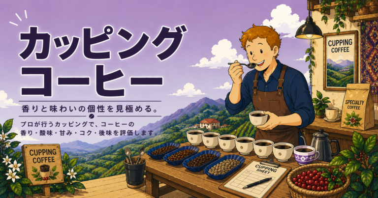 カッピングコーヒーとは？味や香りの評価方法・手順・楽しみ方を解説