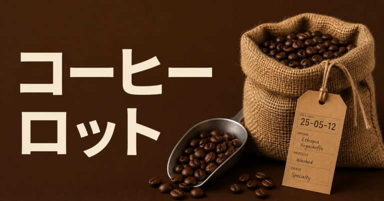 コーヒーロットとは？意味・マイクロロット・豆選びの見方を解説