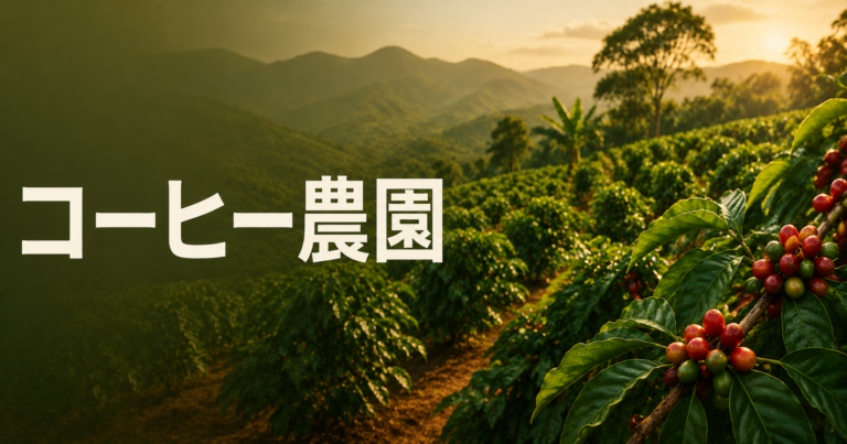 コーヒー農園とは？美味しい一杯が生まれる場所と栽培の魅力をわかりやすく解説