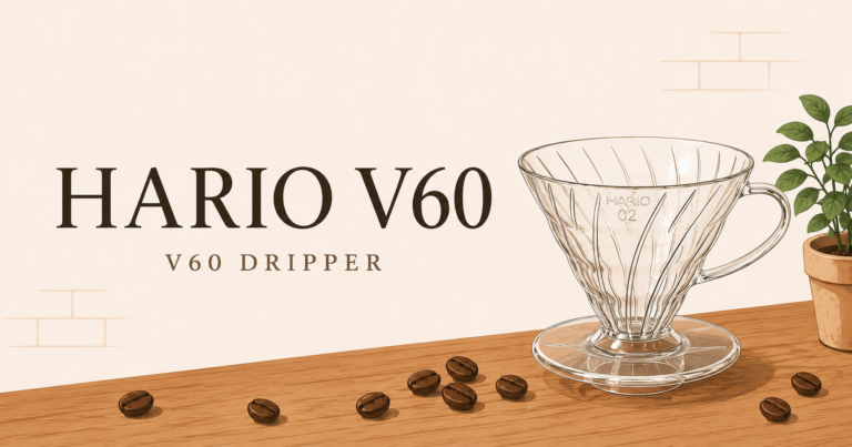 HARIO V60とは？初心者が知っておきたい特徴・使い方・選び方