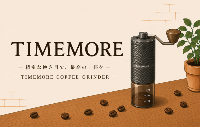TIMEMOREとは？コーヒーミルやドリップ器具の特徴、選び方をわかりやすく解説