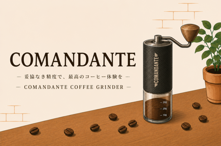 Comandanteとは？高性能コーヒーミルの特徴や選び方、TIMEMOREとの違いをわかりやすく解説