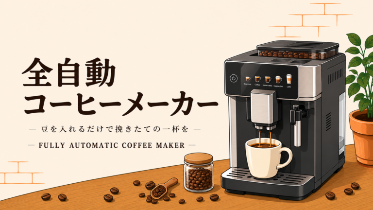 全自動コーヒーメーカーとは？ミル付きとの違いや選び方、お手入れ方法をわかりやすく解説