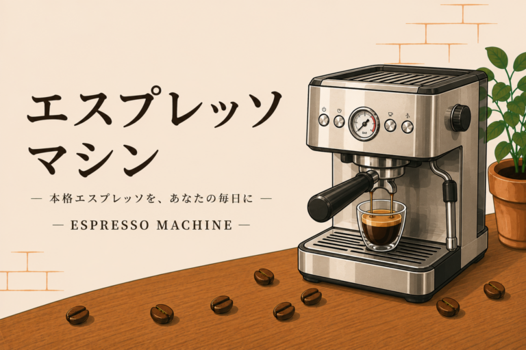 エスプレッソマシンとは？特徴・種類・選び方をわかりやすく解説