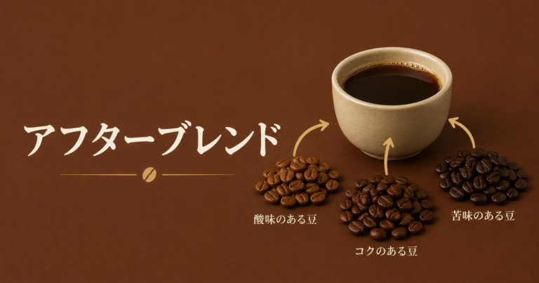 アフターブレンドとは？焙煎後に豆を混ぜるコーヒーブレンドの考え方