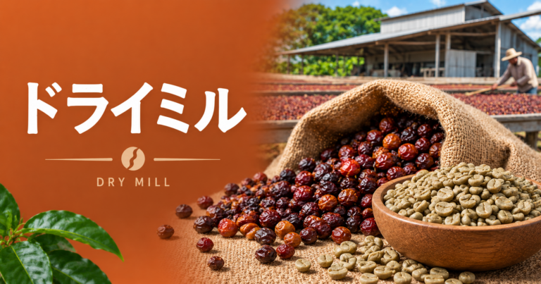 ドライミルとは？コーヒー生豆を仕上げる選別工程をわかりやすく解説