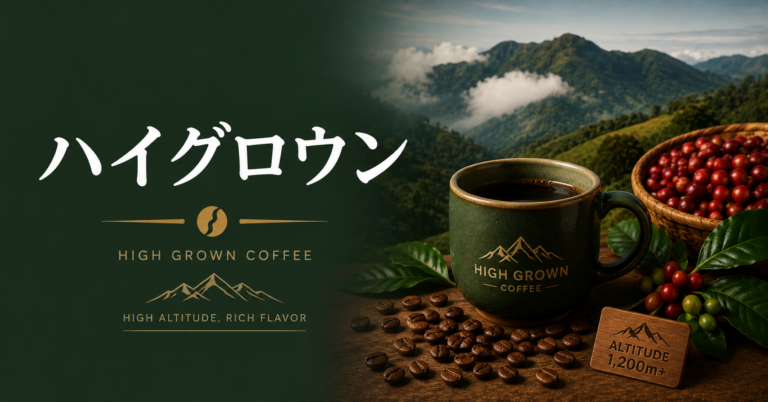 ハイグロウンとは？高地栽培コーヒーの特徴と味わいを解説
