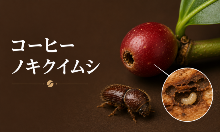 コーヒーノミキクイムシとは？豆に穴を開ける害虫と品質への影響を解説