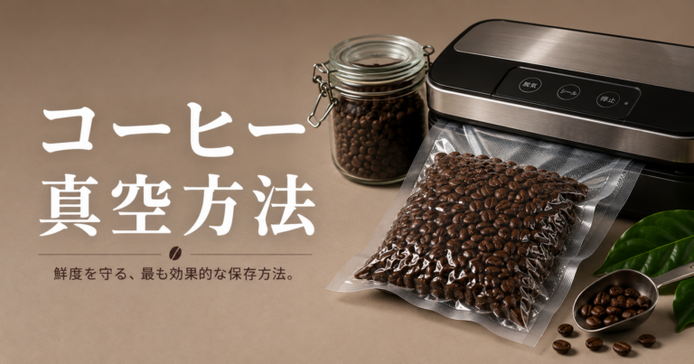 コーヒーの真空包装とは?鮮度を守るメリットと注意点をやさしく解説