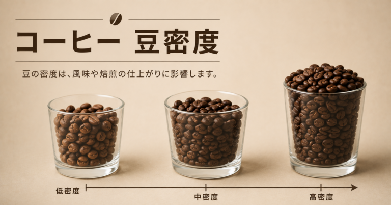 コーヒーの豆密度とは？焙煎・抽出・味わいへの影響をやさしく解説