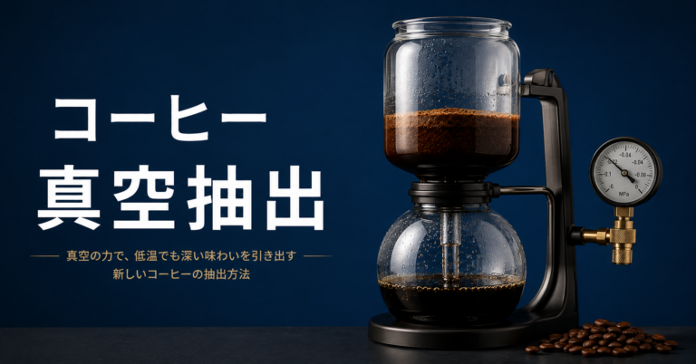 コーヒーの真空抽出とは？サイフォンに代表される抽出方法を解説