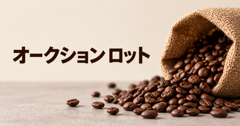 オークションロットとは？スペシャルティコーヒーの希少ロットを解説