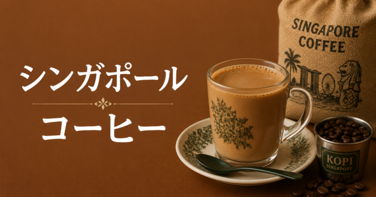 シンガポールコーヒーとは？コピ文化と注文方法をわかりやすく解説