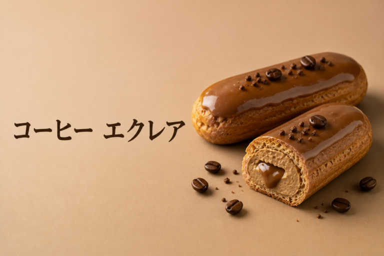 コーヒーエクレアとは？ほろ苦さとクリームを楽しむ大人スイーツをやさしく解説