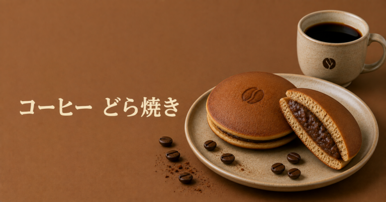 コーヒーどら焼きとは？和菓子に香ばしさを加えた新しい甘味