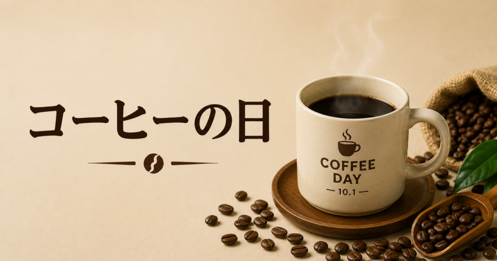 コーヒーの日とは？10月1日の由来と楽しみ方を解説