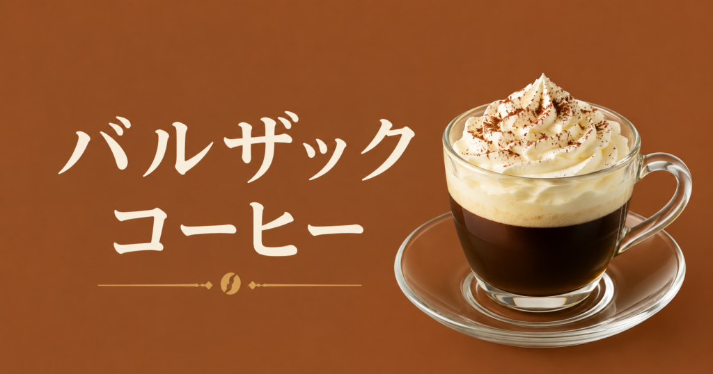 バルザックコーヒーとは？文豪とコーヒーの関係を楽しむ文学的な一杯
