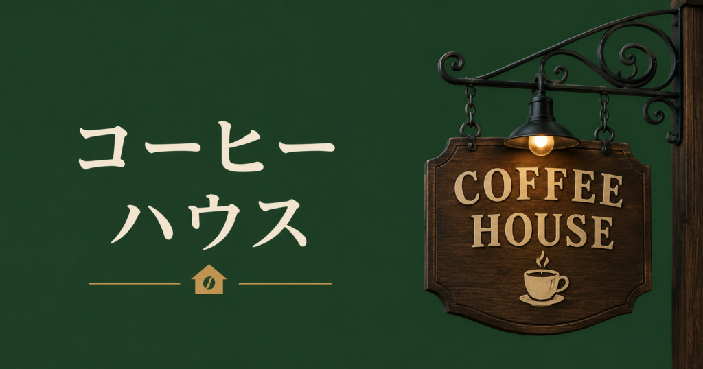 コーヒーハウスとは？歴史・意味・現代カフェとの違いをわかりやすく解説