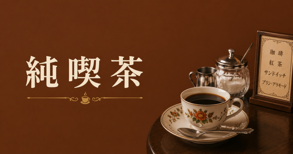 純喫茶とは？意味・歴史・カフェとの違い・楽しみ方をわかりやすく解説