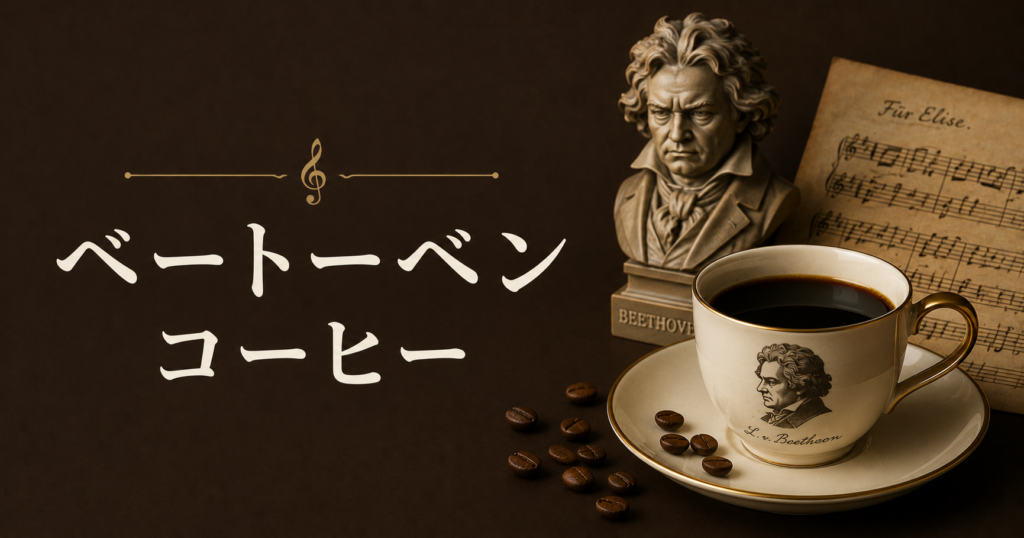 ベートーベンコーヒーとは？豆60粒の逸話と音楽と楽しむ一杯
