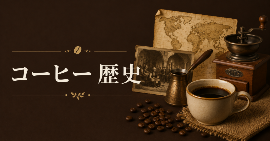 コーヒーの歴史とは？起源から世界と日本への広がりをわかりやすく解説