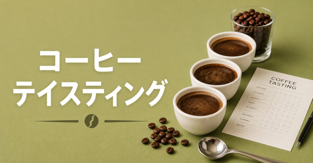 コーヒーテイスティングとは？味や香りの見方・飲み比べのコツを解説