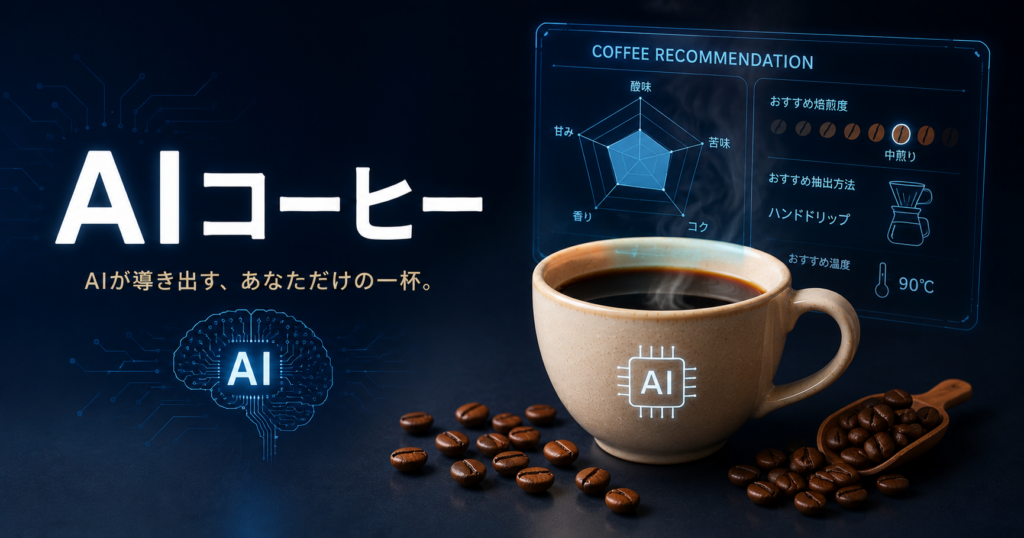 AIコーヒーとは？テクノロジーで広がる新しい一杯の楽しみ方