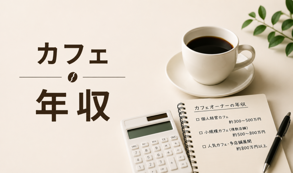 カフェの年収ってどれくらい？バリスタ・カフェ店員・オーナーの収入を初心者向けに解説