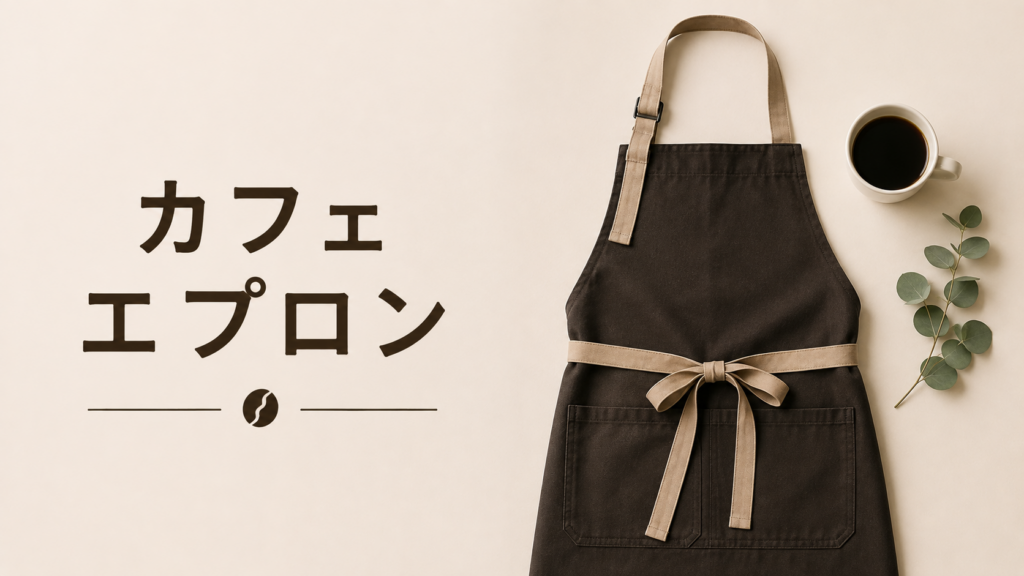 カフェ エプロンとは？選び方とおしゃれで使いやすいポイント