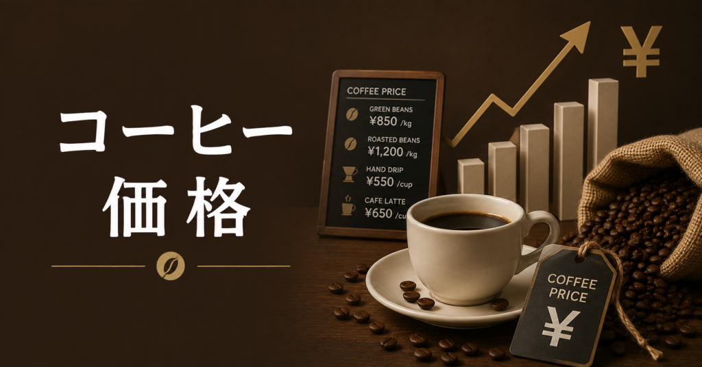 コーヒー価格はなぜ変わる？高騰の理由・豆の値段・今後の見方を解説