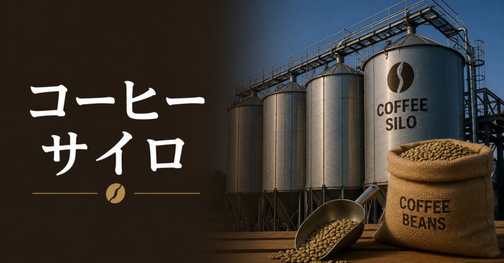 コーヒーサイロとは？豆を保管・管理する設備の役割をわかりやすく解説