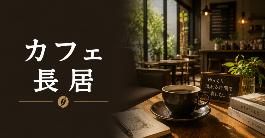 カフェで長居はどこまでOK？時間の目安・マナー・迷惑にならない使い方を解説