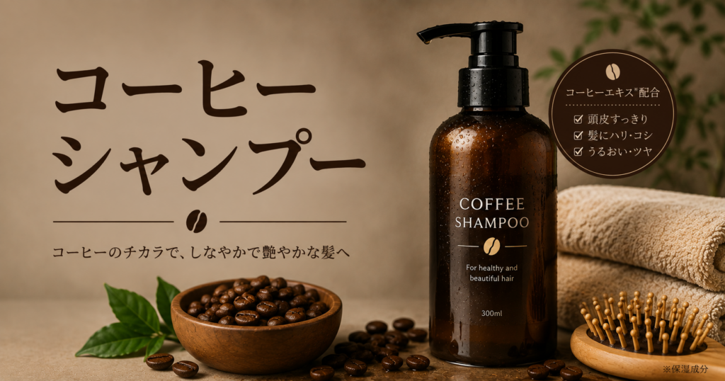 コーヒーシャンプーとは？効果の考え方・使い方・注意点をわかりやすく解説