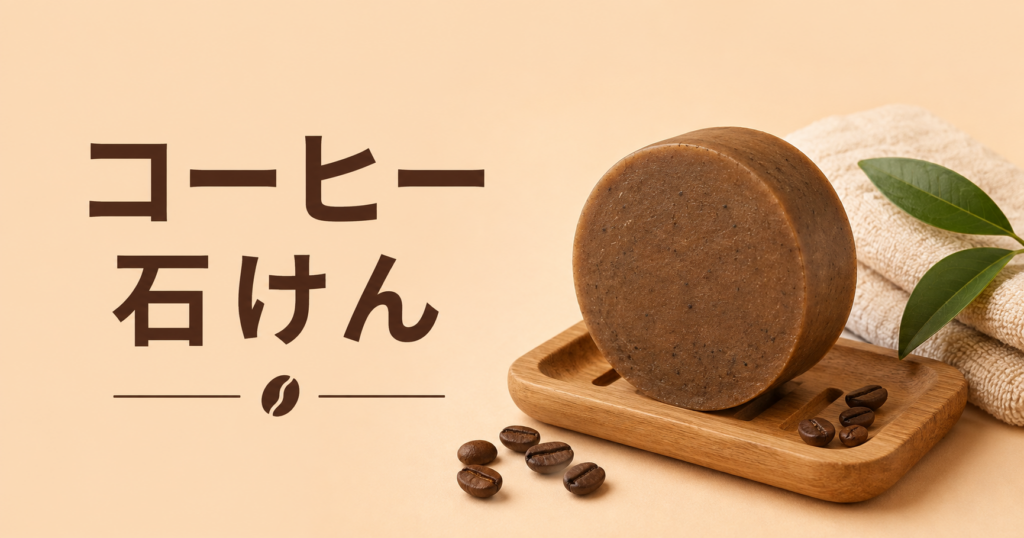 コーヒー石けんとは？特徴・使い方・手作り時の注意点を解説