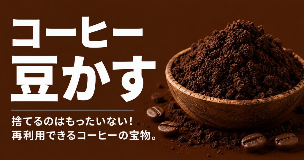 コーヒー豆かすの使い道とは？消臭・掃除・肥料・再利用方法を解説