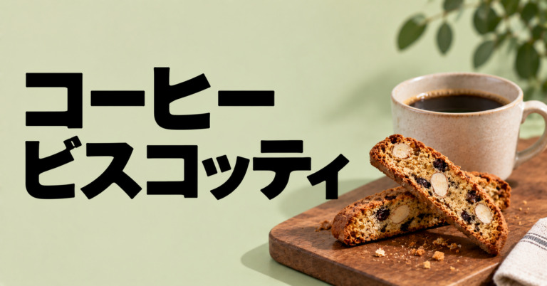 コーヒー ビスコッティとは？相性・食べ方・選び方をわかりやすく解説
