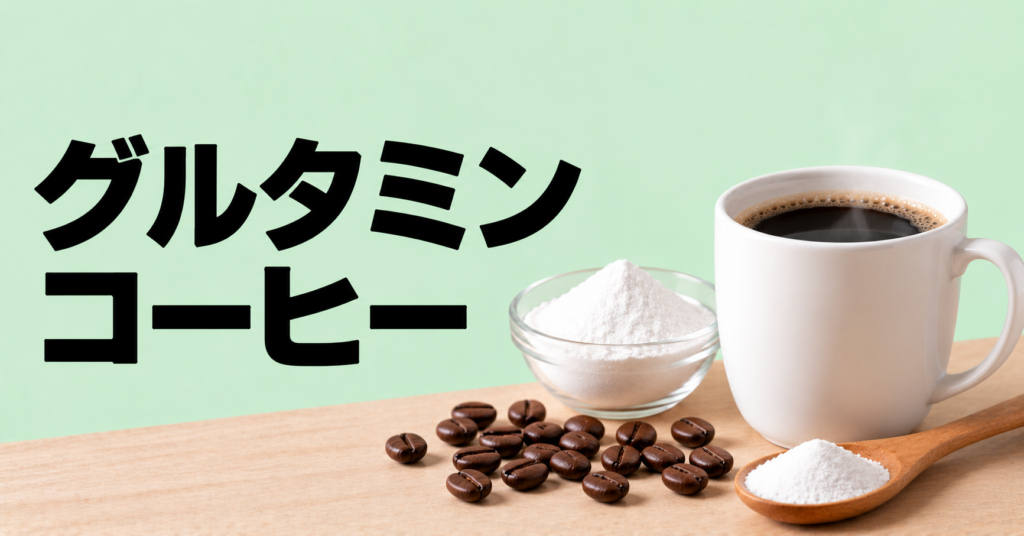 グルタミン コーヒーとは？成分の違いと飲み方の注意点を解説