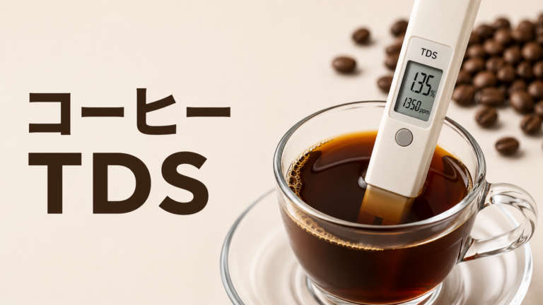 コーヒーのTDSとは？濃さ・抽出・味わいの関係をやさしく解説
