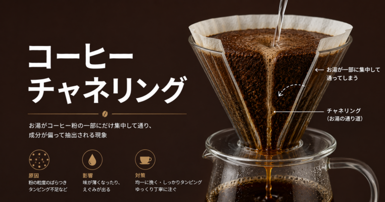 コーヒーのチャネリングとは？抽出ムラが起こる原因と防ぎ方を解説
