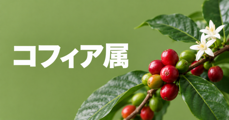 コフィア属とは？コーヒーノキの分類と主な品種をわかりやすく解説