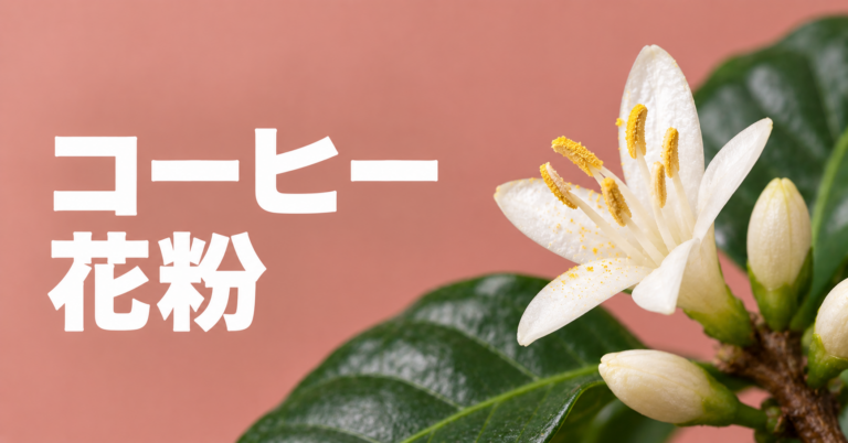 コーヒー花粉とは？コーヒーノキの花と受粉の仕組みをわかりやすく解説