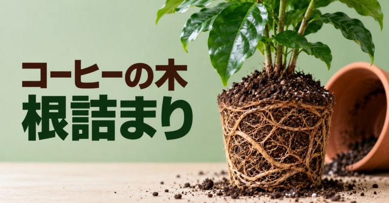 コーヒーの木の根詰まりとは？症状・原因・植え替えの目安をわかりやすく解説