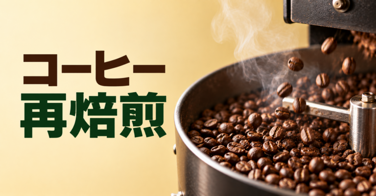 コーヒーの再焙煎とは？味の変化・やり方・注意点をわかりやすく解説