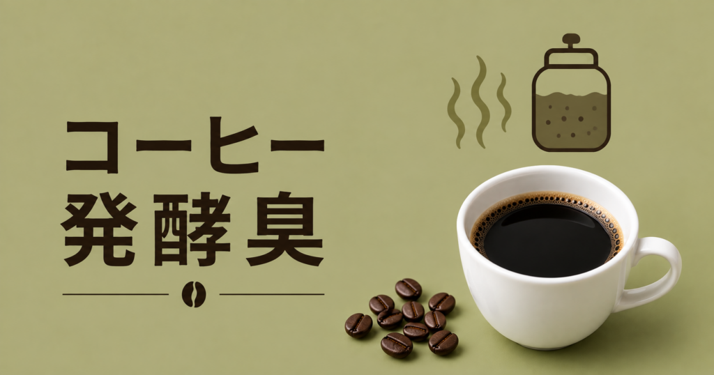 コーヒーの発酵臭とは？良い香りと欠点臭の違いをやさしく解説