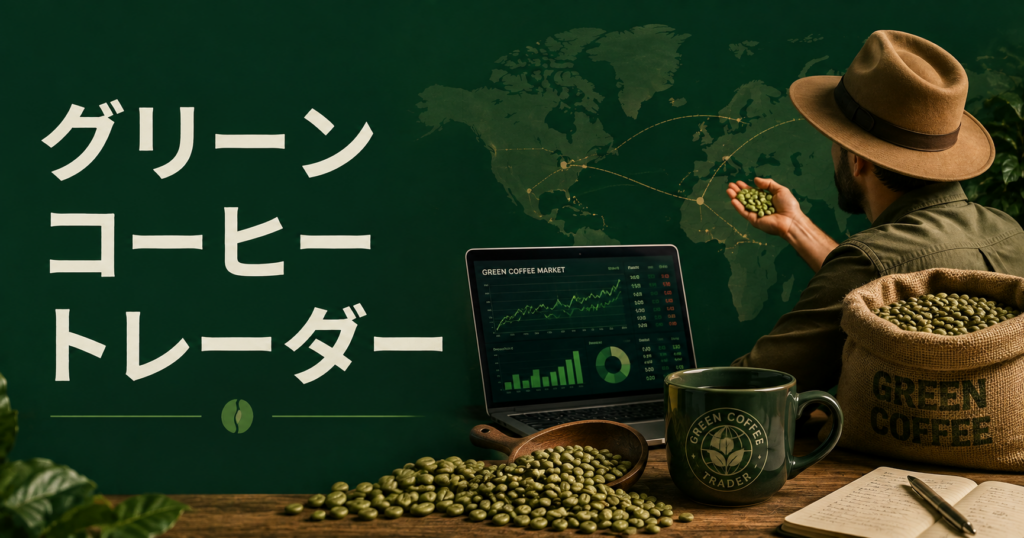 グリーンコーヒートレーダーとは？生豆取引の役割と仕事をやさしく解説