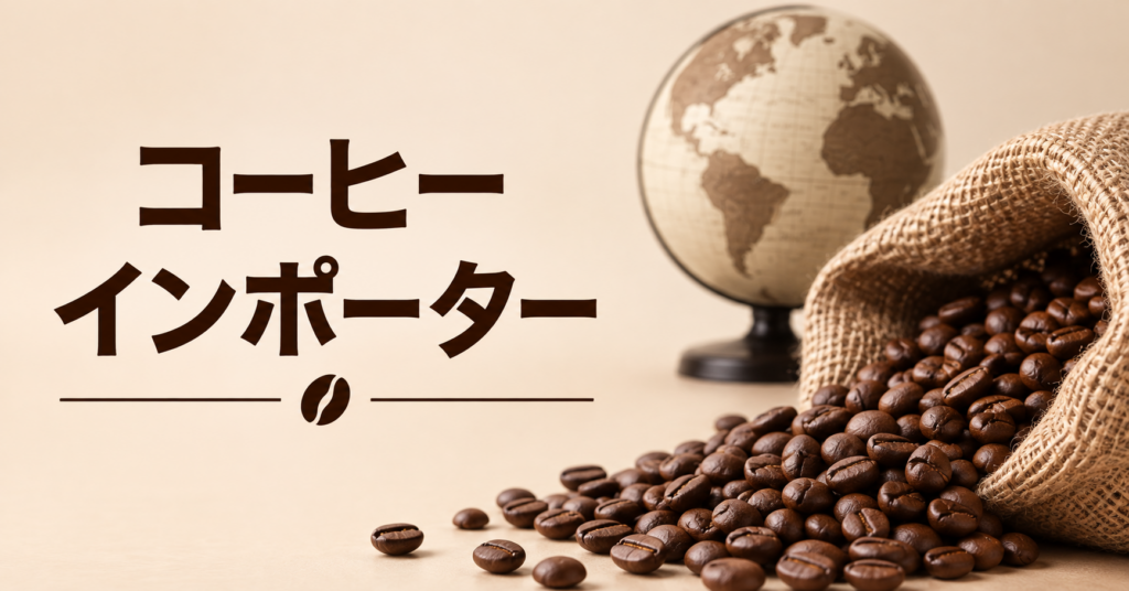 コーヒーインポーターとは？生豆輸入の役割と仕事をやさしく解説